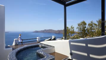 Premier-Suite, Whirlpool | Blick vom Balkon