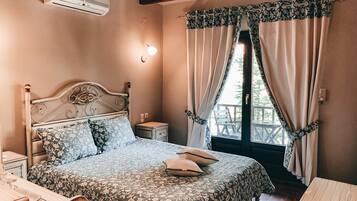 Double Room (Meteora View) | Premium bedding, down comforters, pillowtop beds, minibar