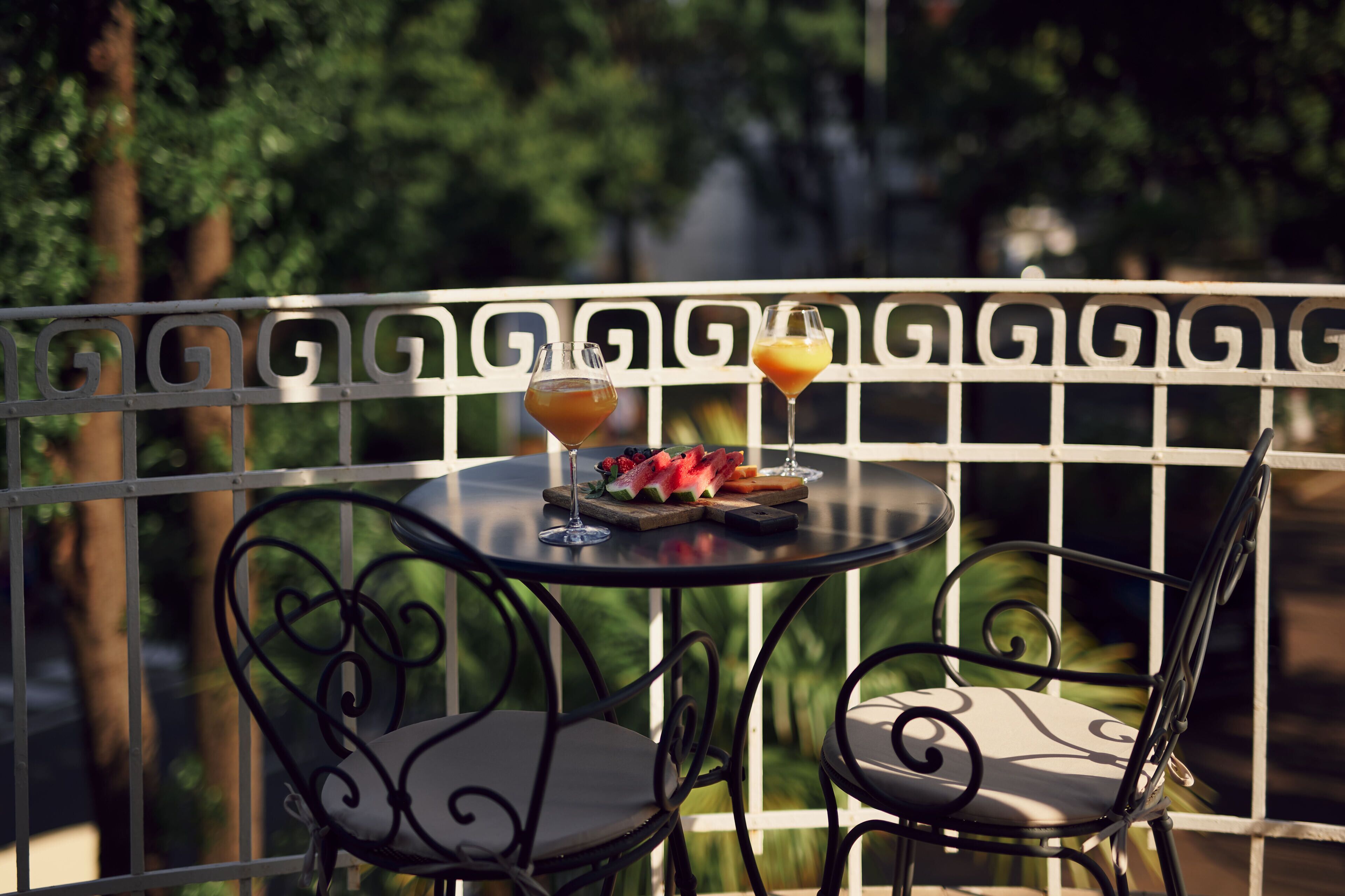 luxury double room | balcony view