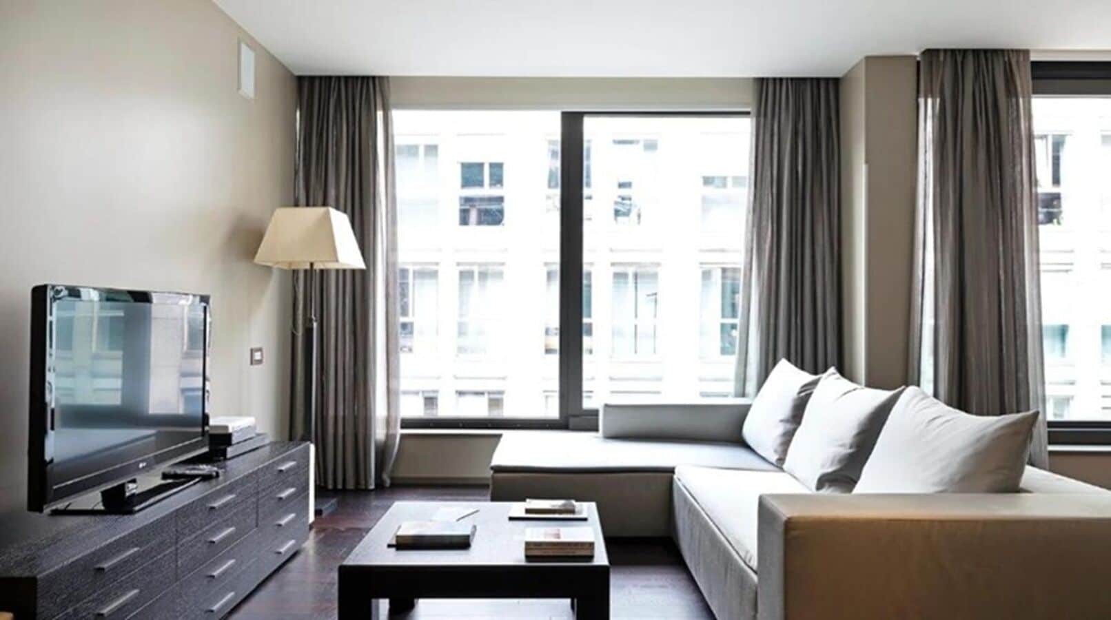 Presidential Suite, 2 Bedrooms, 2 Bathrooms | Living area | LCD TV, MP3 dock