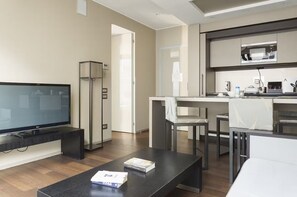 Televisión LCD, estación para reproductor de MP3