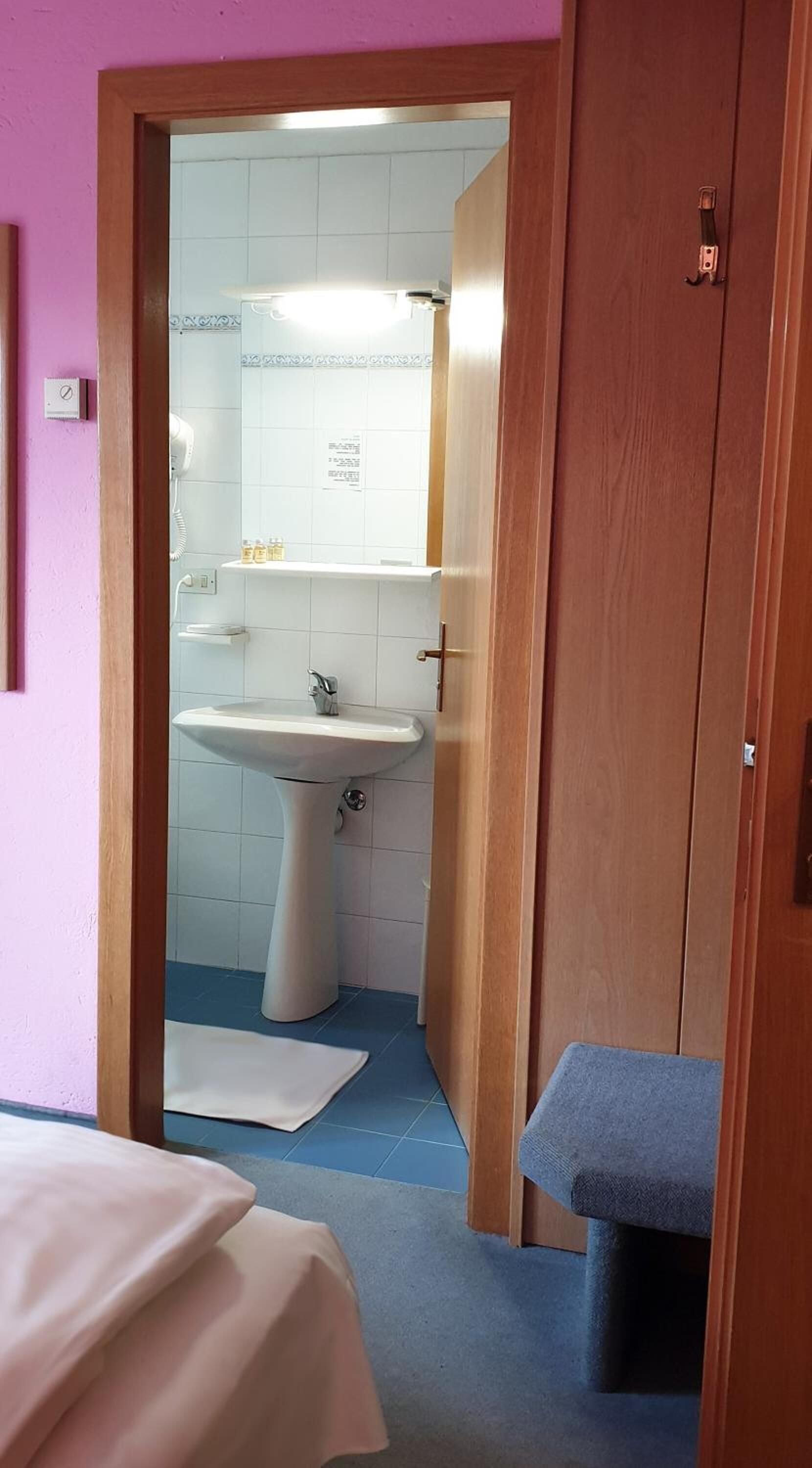 shower, free toiletries, hair dryer, bidet