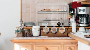 Daily buffet breakfast (EUR 10 per person)