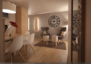 Appartamento (Zimbar earde) | Area soggiorno | TV 22 pollici con canali digitali