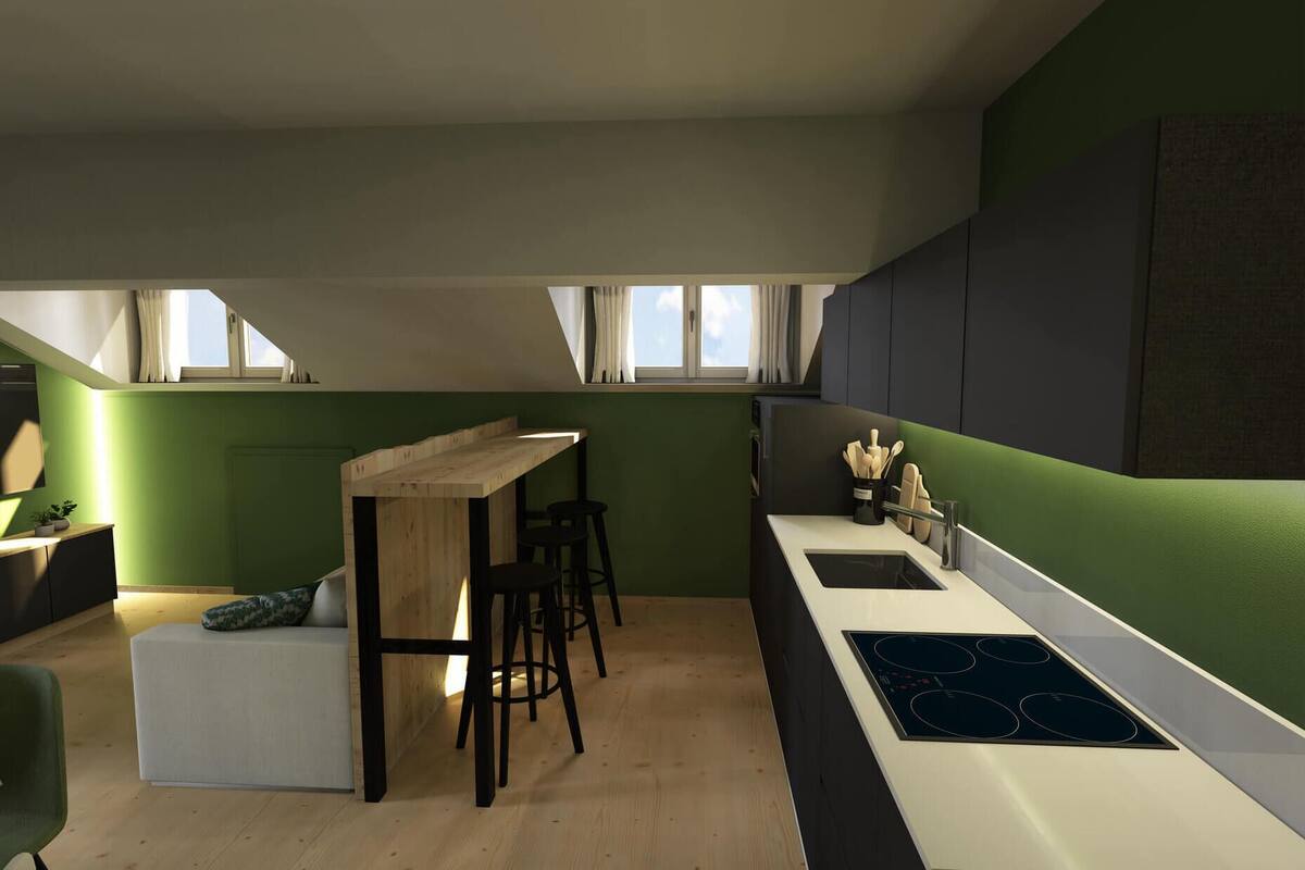 comfort condo | private kitchen | cookware/dishes/utensils, freezer