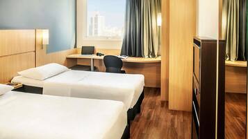 Minibar, in-room safe, desk, blackout curtains
