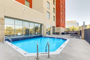 Indoor pool, outdoor pool