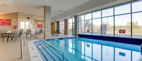 Indoor pool, outdoor pool