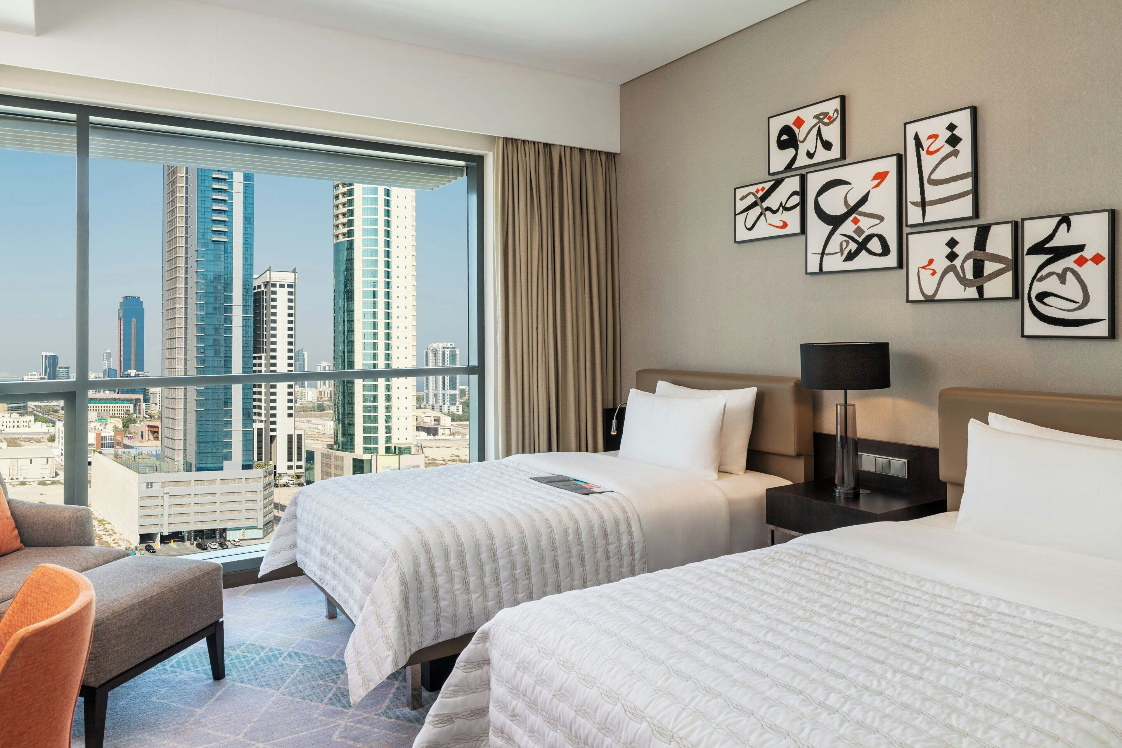 Superior Room, 2 Katil Bujang (Single) | Peralatan tempat tidur hipoalergenik, gebar bulu kapas, tilam berlapik 