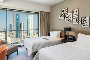Superior Room, 2 Twin Beds | Hypo-allergenic bedding, down comforters, pillowtop beds, minibar - Le Méridien City Centre Bahrain (Manama)