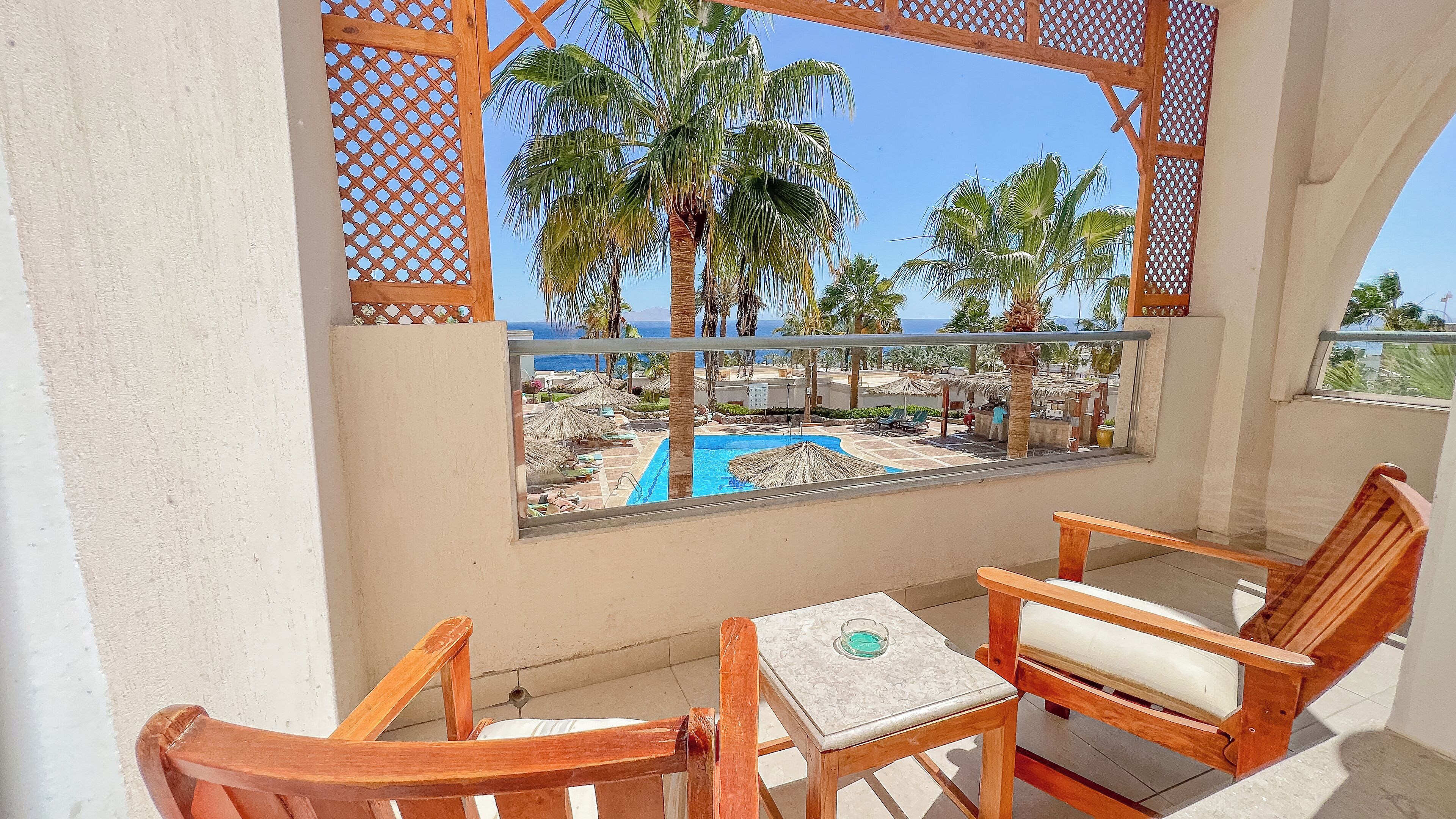 Superior Double or Twin Room, Pool View | View from room