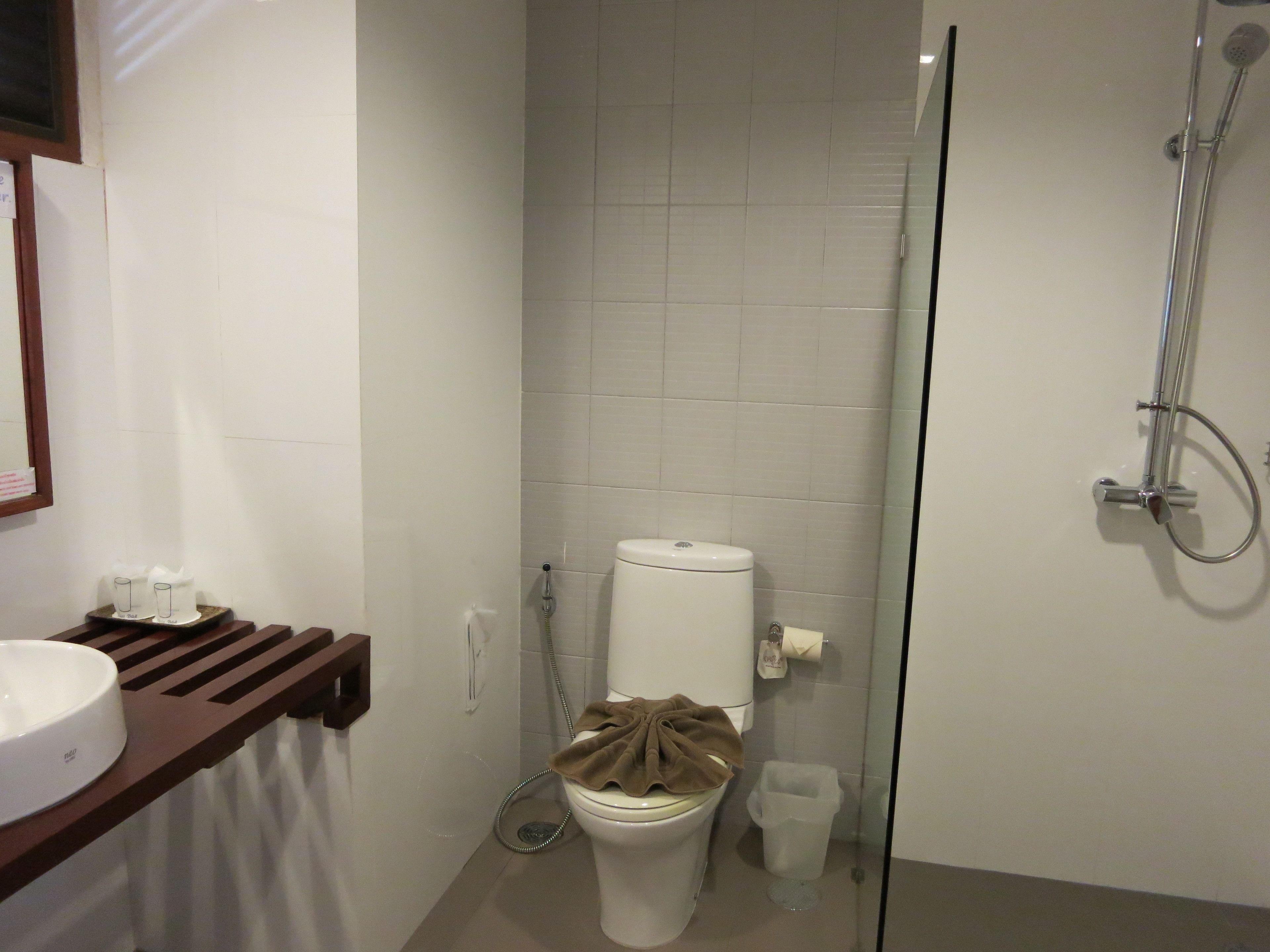 pool terrace | bathroom | separate bathtub and shower, rainfall showerhead, free toiletries