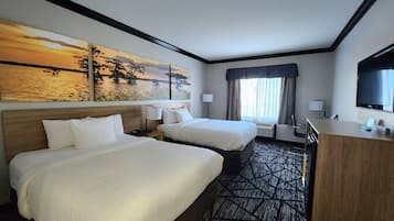 Premium bedding, down duvets, in-room safe, desk