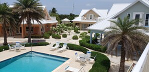 Luksus-villa - 3 soveværelser - adgang til pool - ved stranden | Udsigt fra balkon