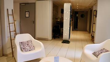 Behandlingsrum til par, sauna, boblebad, dampbad, tyrkisk bad/hammam