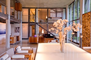 Loft superluxo, 3 quartos, suíte, vista para a montanha (Heinz Julen Loft) | Roupas de cama de algodão egípcio, roupas de cama antialérgicas