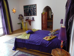 Double Room, Terrace, Garden View (El Jadida) | Premium bedding, memory foam beds, desk, blackout drapes - Villa Daba (Essaouira)