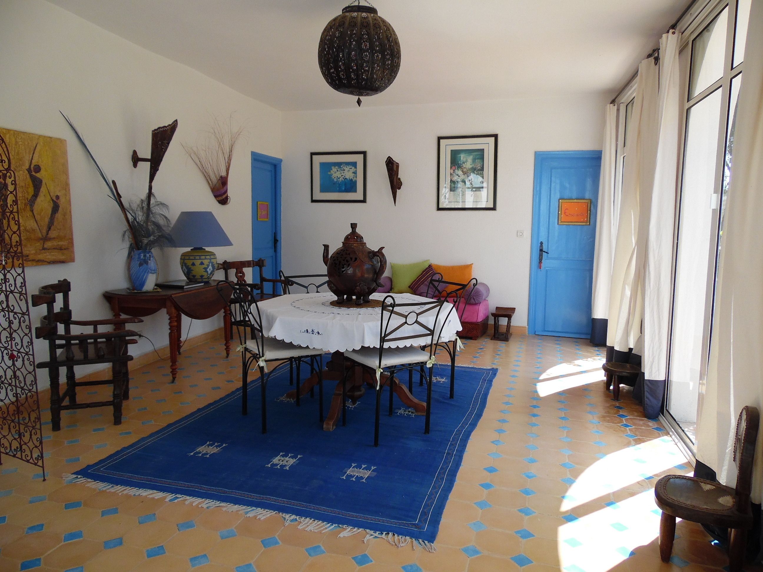 double room, terrace, garden view (el jadida) | living area