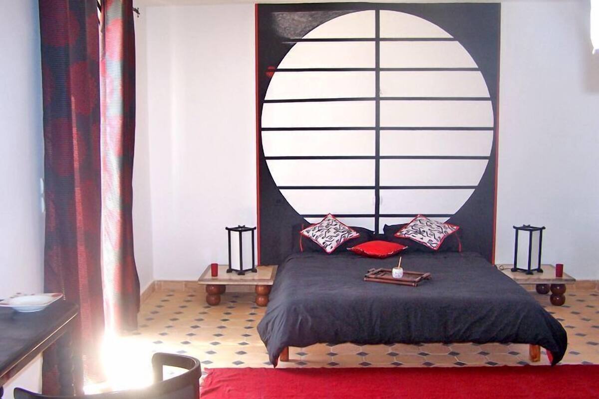 double room, terrace (nagoya) | premium bedding, memory-foam beds, desk, blackout curtains