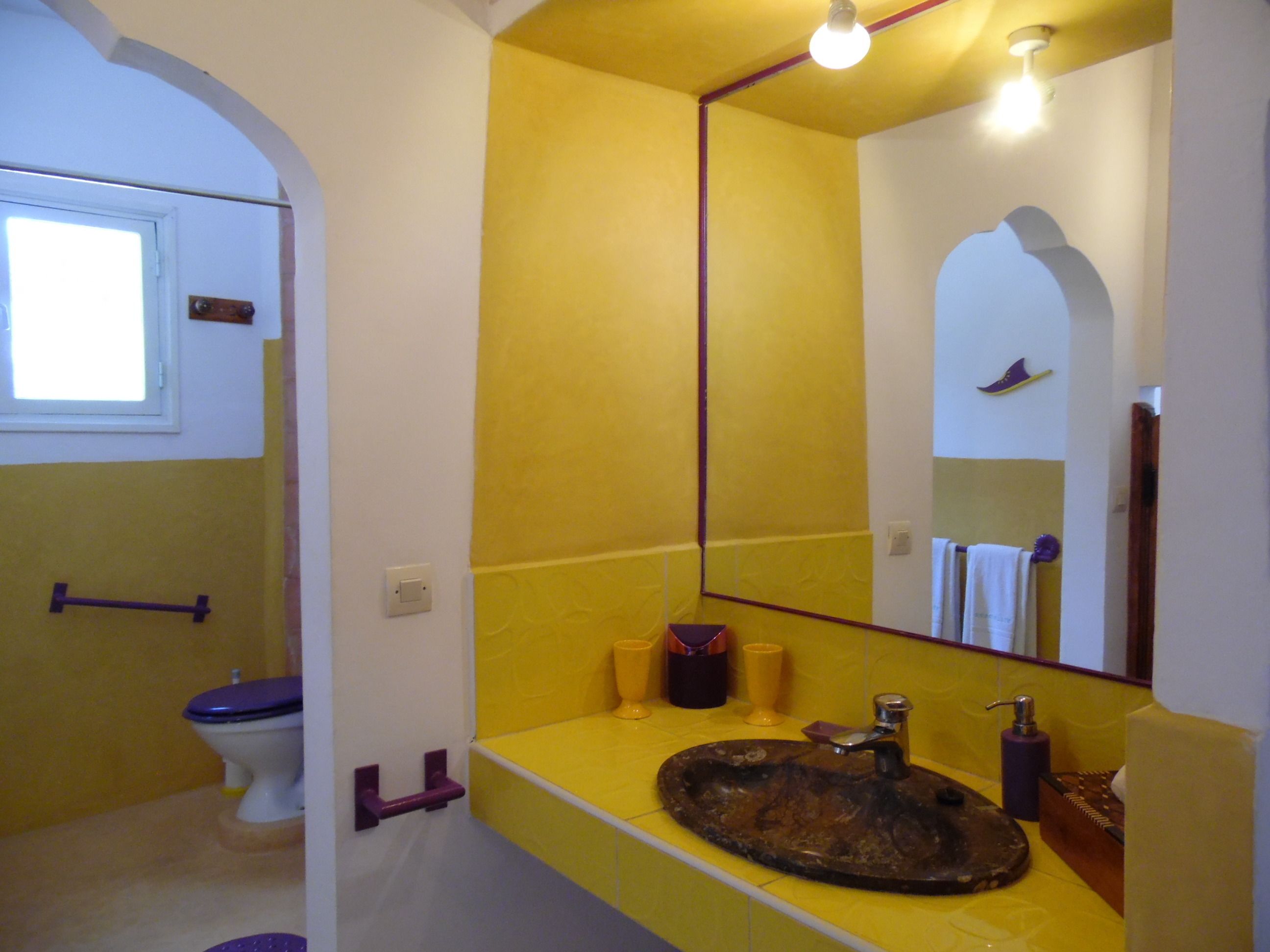 double room, terrace, garden view (el jadida) | bathroom | shower, free toiletries, hair dryer, bathrobes