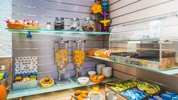 Daily buffet breakfast (EUR 12 per person)