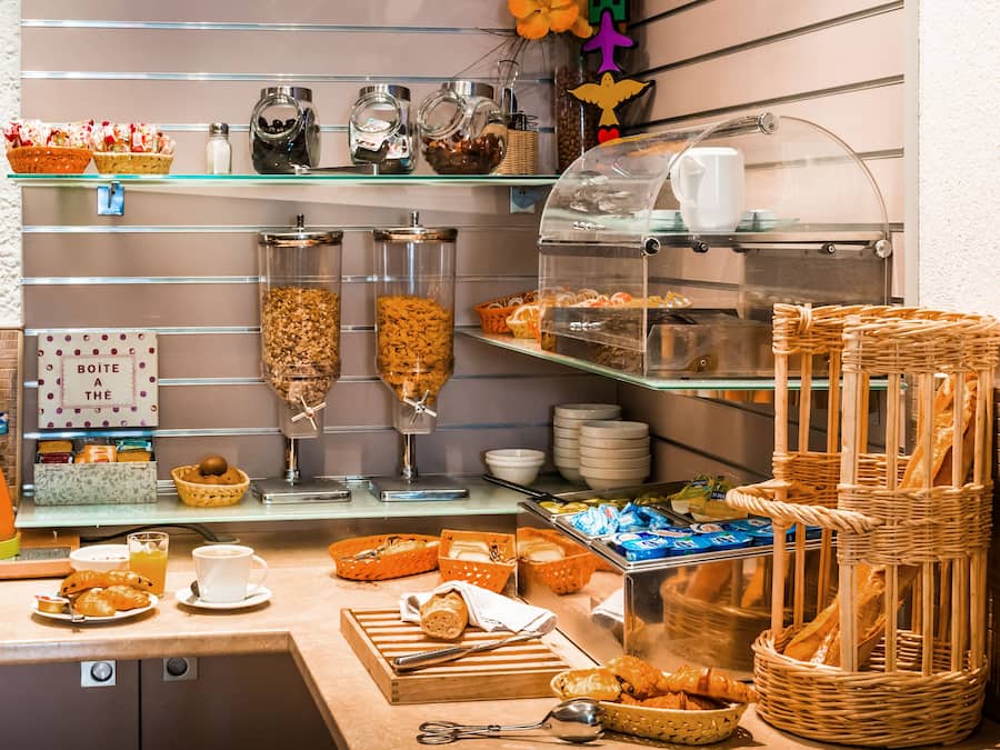 Daily buffet breakfast (EUR 12 per person)