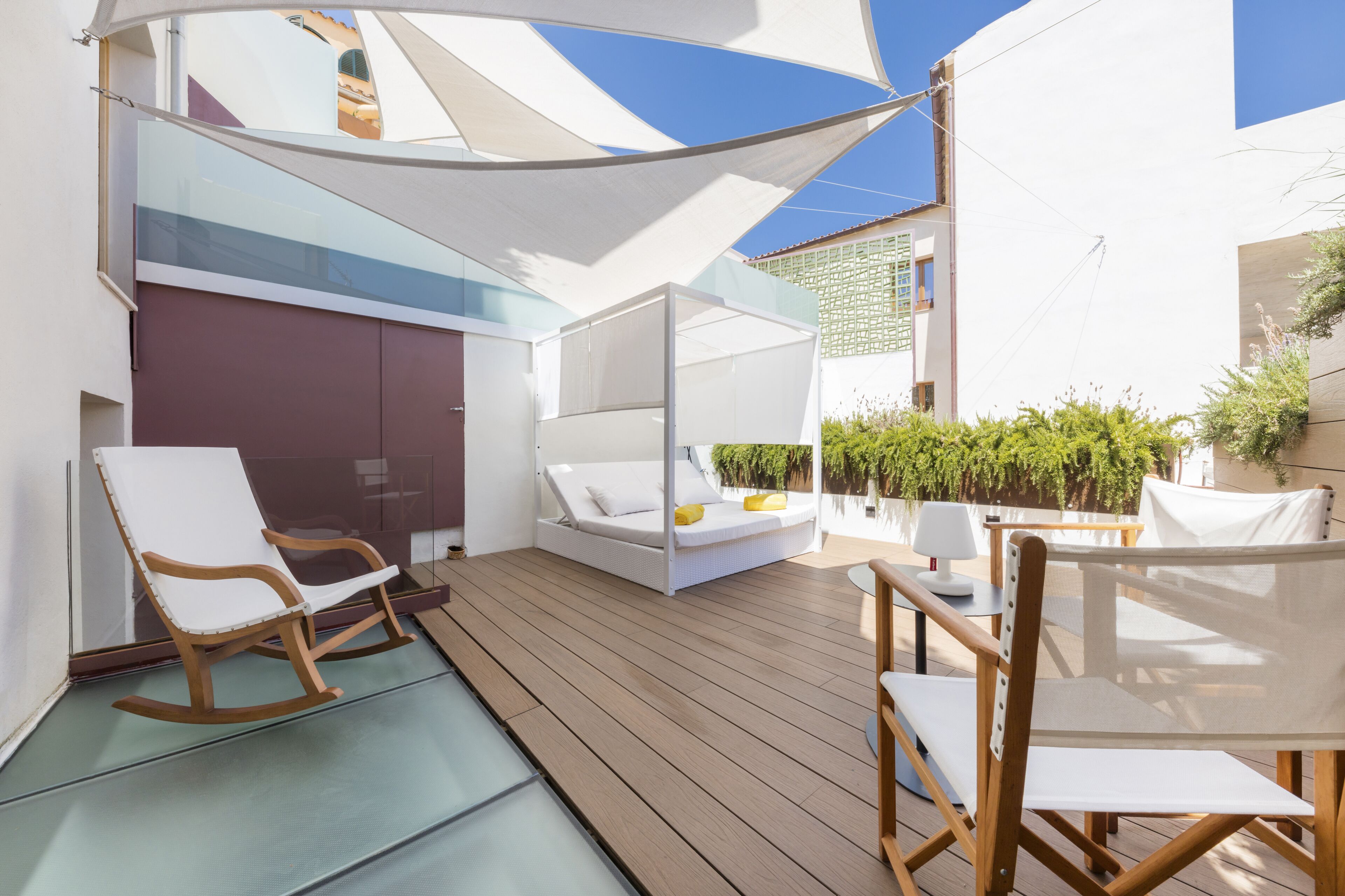 Deluxe tweepersoonskamer, terras | Kameruitzicht