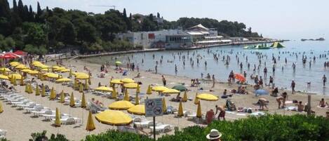 Beach nearby, beach cabanas, sun-loungers, beach umbrellas