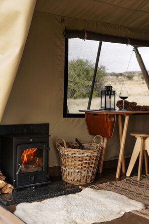 Luxury Tent | 1 bedroom, premium bedding, minibar, in-room safe -  Samara Karoo Reserve (Blue Crane Route)
