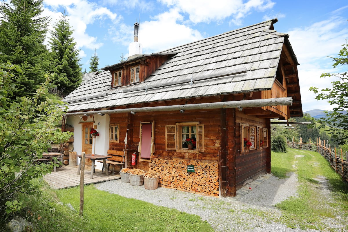 Chalet familiar, balcón, vista a la montaña (Seinerzeit) | Terraza o patio