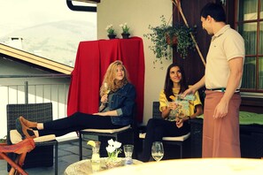 Balcony - Hotel Restaurant Surselva (Obersaxen)