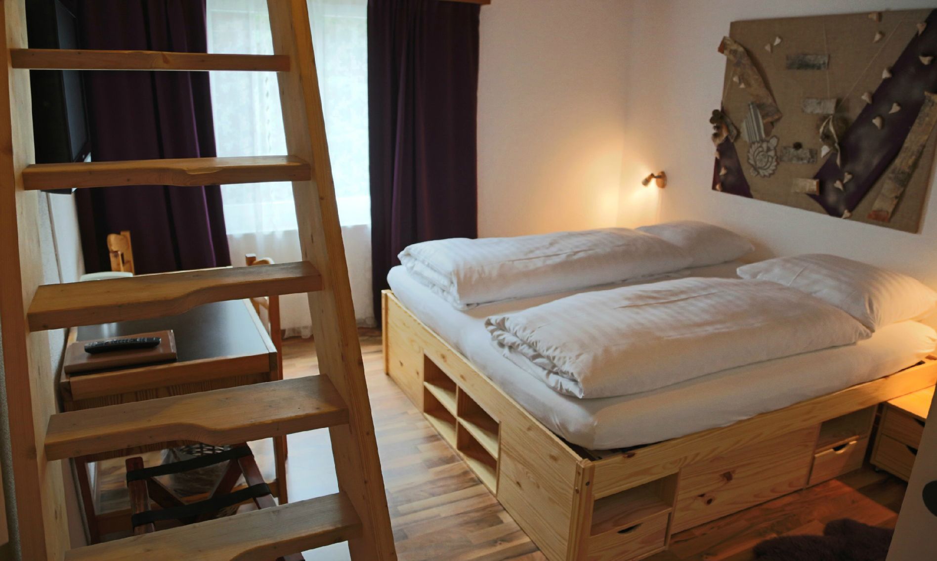 premium bedding, pillow-top beds, desk, iron/ironing board