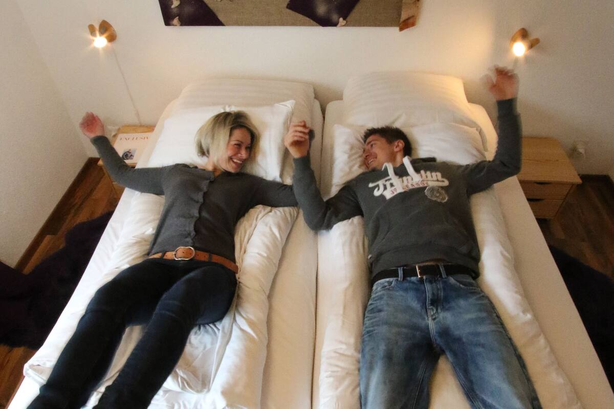 standard room for 5 people | premium bedding, pillow-top beds, desk, iron/ironing board