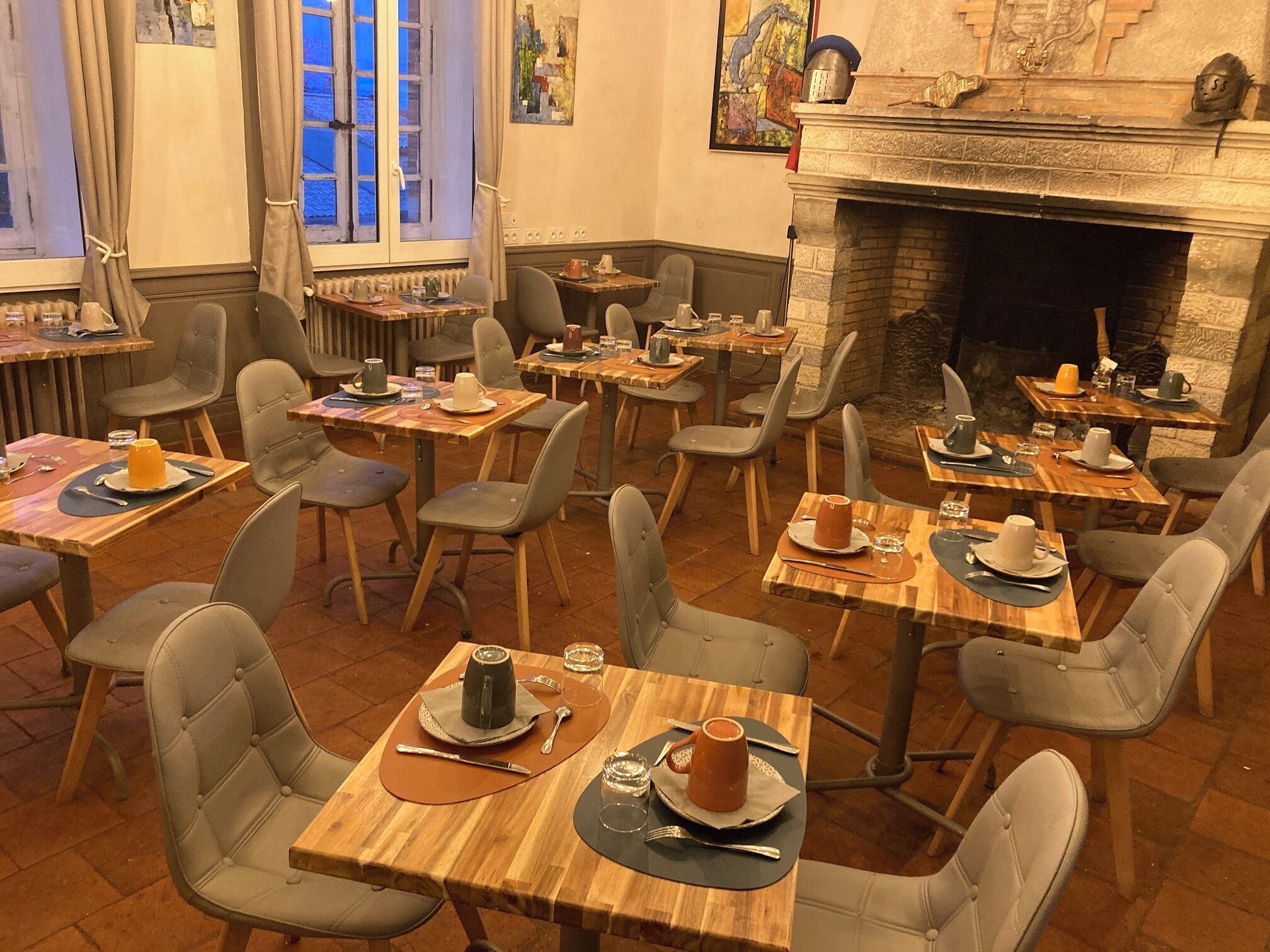 daily buffet breakfast (eur 12 per person)