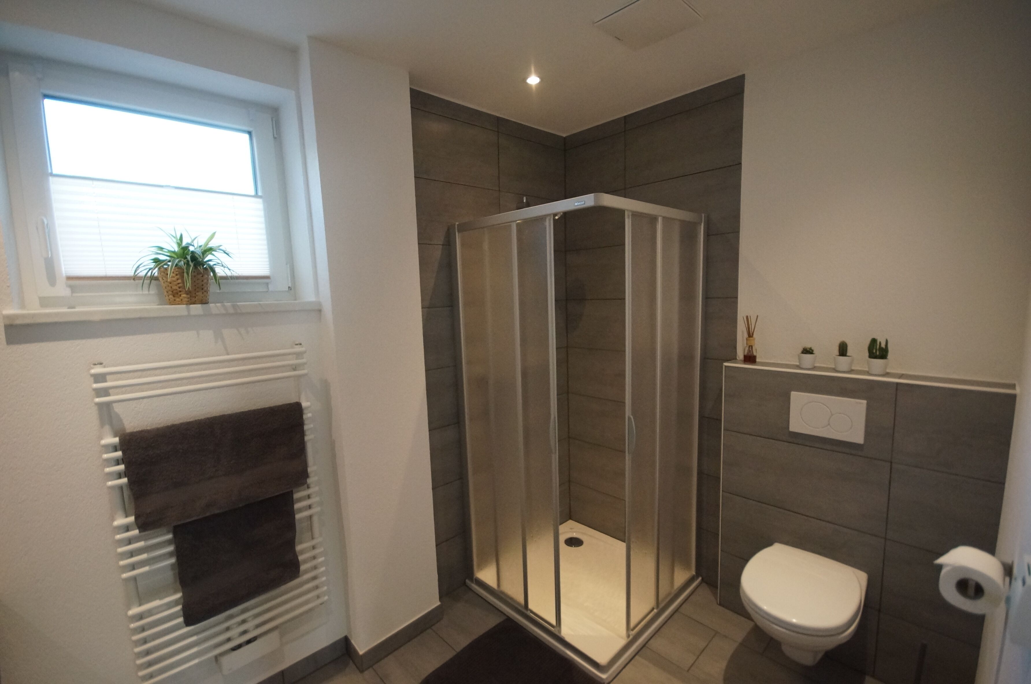Apartment | Badezimmer | Dusche, Haartrockner, Handtücher