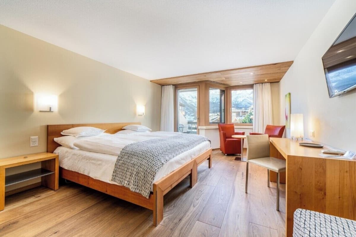 1 habitación y ropa de cama de alta calidad