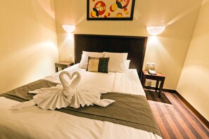 Habitación doble estándar, vista al río | Minibar, caja de seguridad en la habitación y escritorio