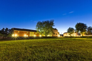 Front of property – evening/night