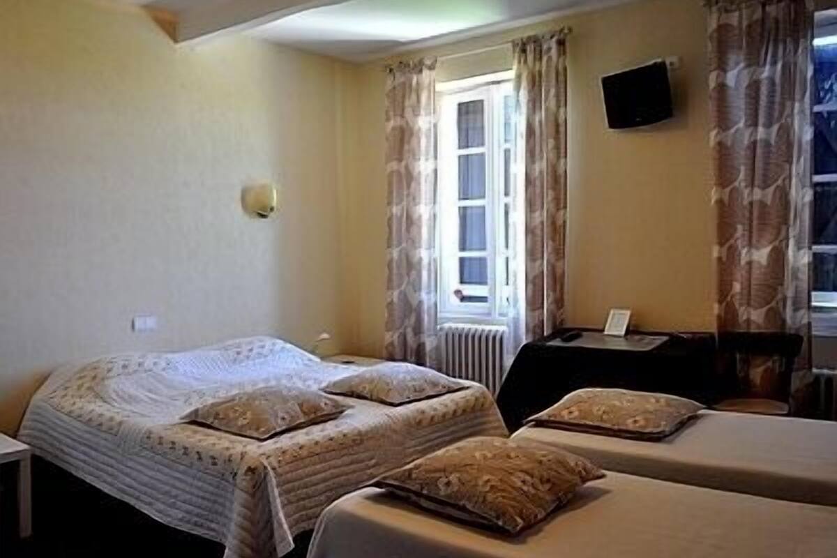 Premium bedding, desk, blackout curtains, iron/ironing board