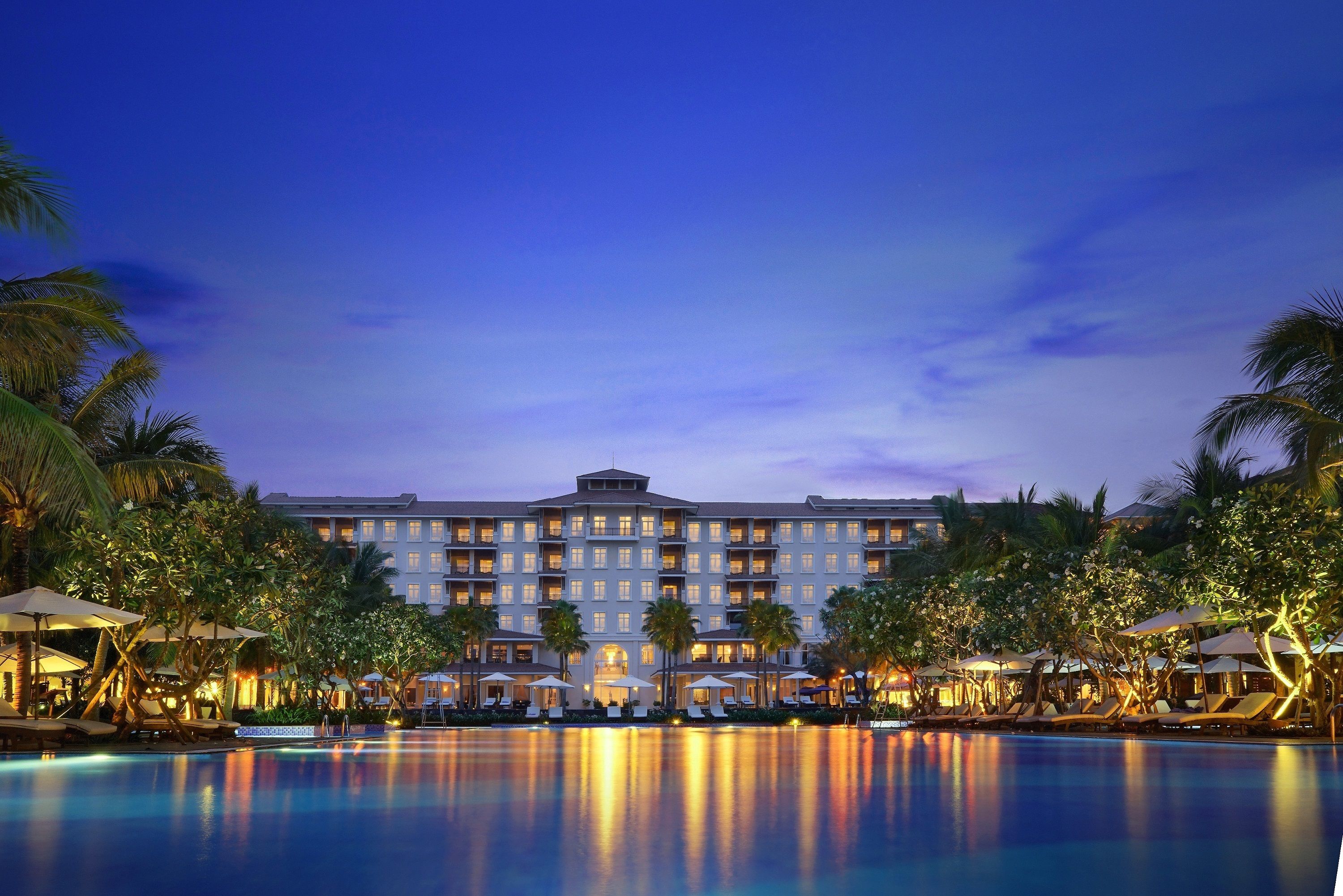 front of property – evening/night