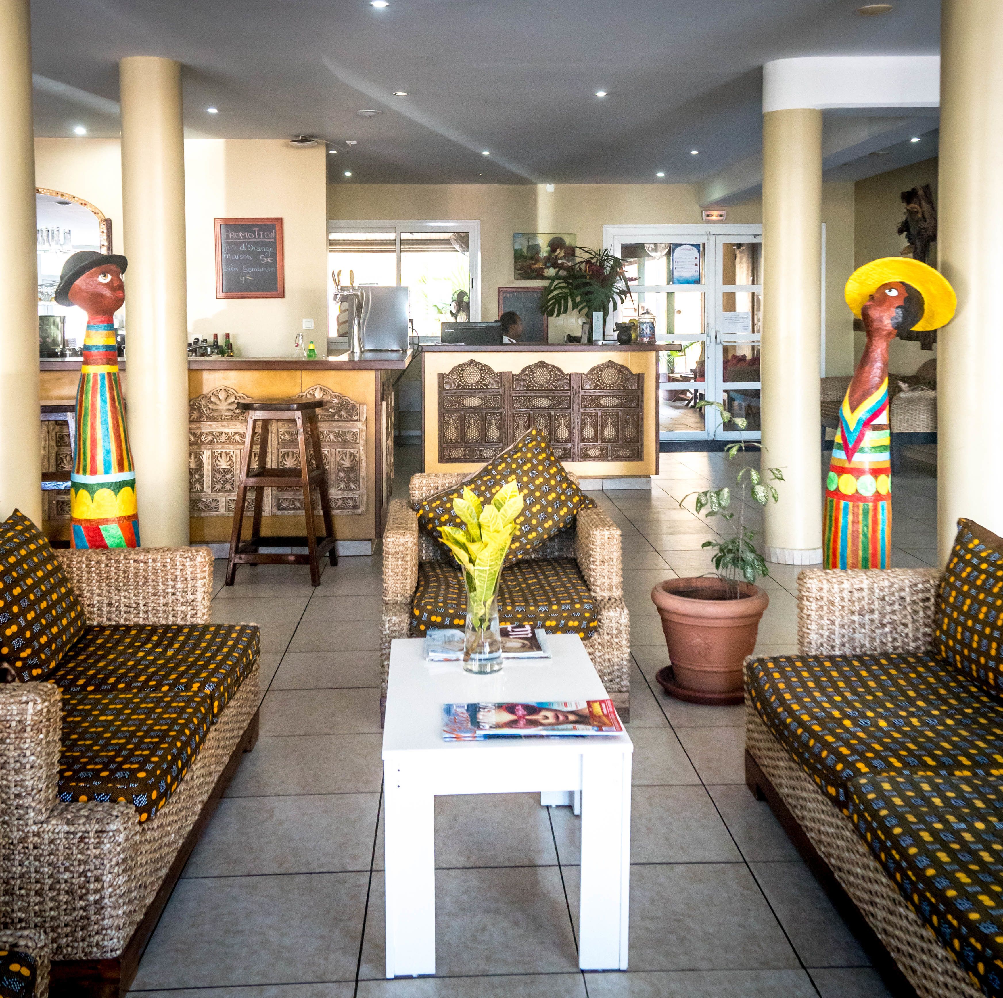 Lobby sitting area