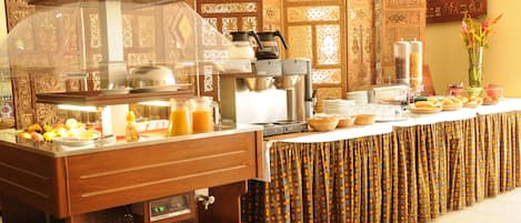 Daily buffet breakfast (EUR 12.00 per person)