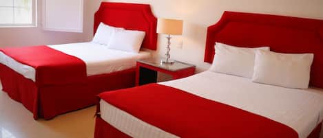 Free WiFi, bed sheets, alarm clocks