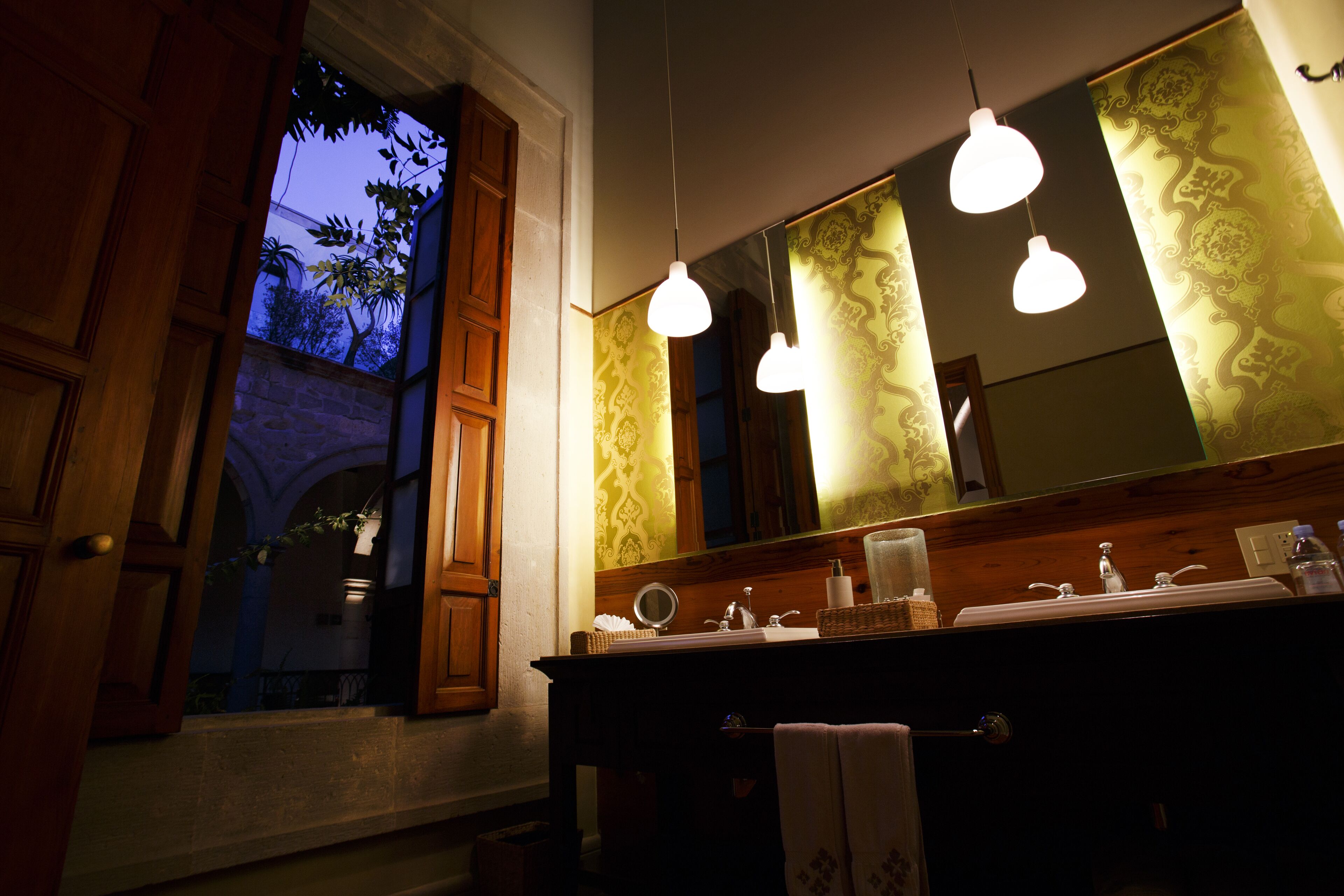 superior suite, 1 king bed | bathroom | shower, rainfall showerhead, designer toiletries, hair dryer