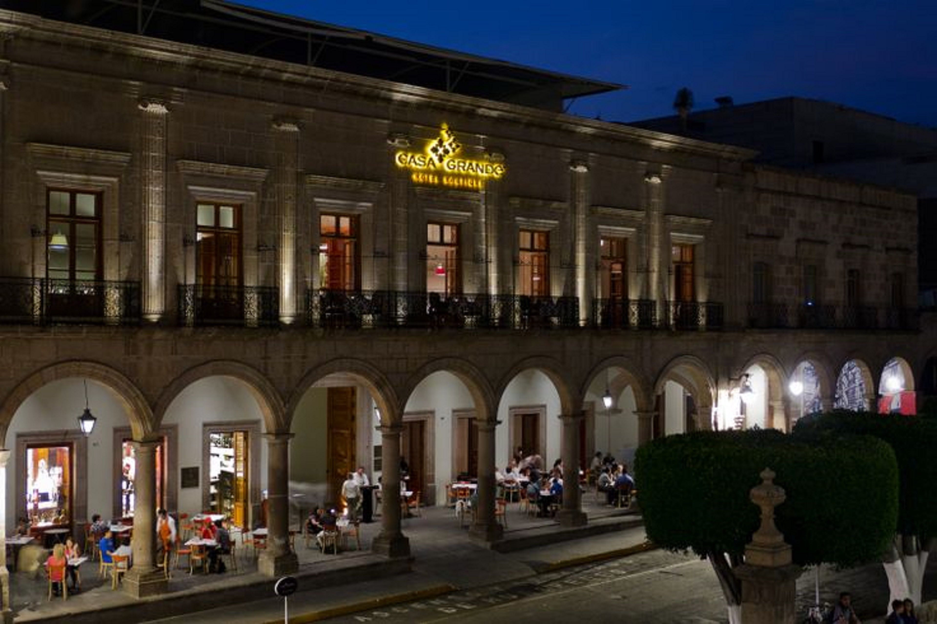 Front of property - evening/night