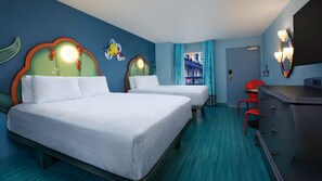 In-room safe, desk, laptop workspace, blackout curtains