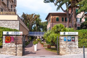 Façade de l’hébergement