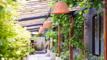 Vue depuis l’hébergement