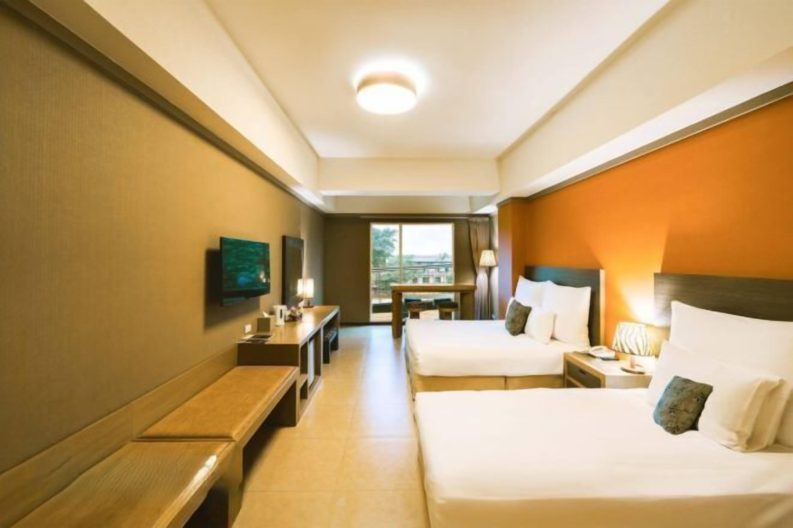 Dundyner, skrivebord, blendingsgardiner og wi-fi (inkludert)