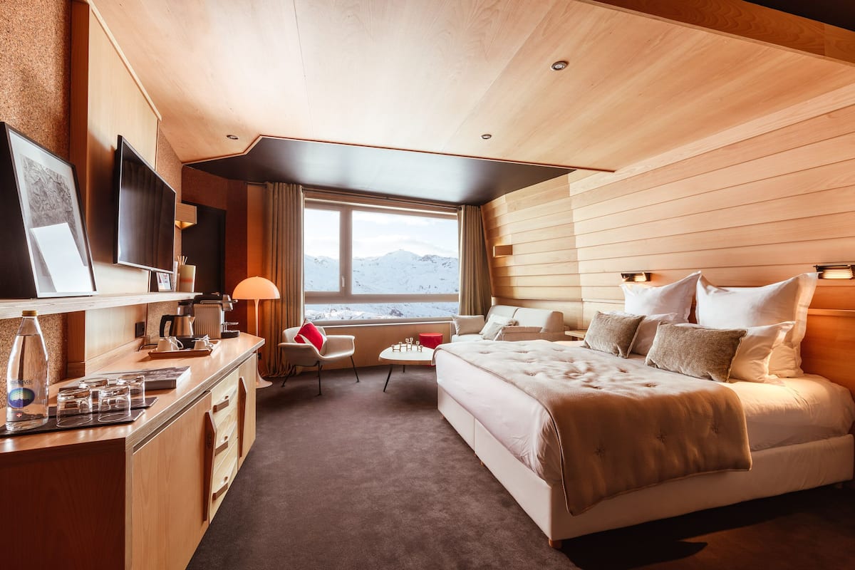 Familie suite | 1 slaapkamer, luxe beddengoed, donzen dekbedden, een minibar